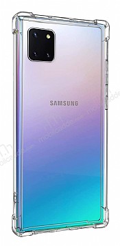 Dafoni Hummer Samsung Galaxy Note 10 Lite Ultra Koruma Silikon Kenarl effaf Klf