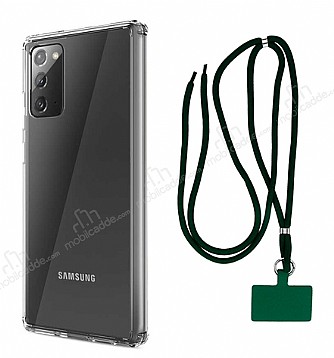 Dafoni Hummer Samsung Galaxy Note 20 Yeil Askl Ultra Koruma Klf