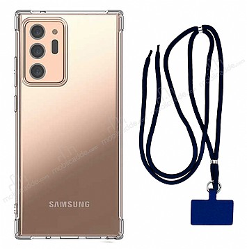 Dafoni Hummer Samsung Galaxy Note 20 Ultra Lacivert Askl Ultra Koruma Klf