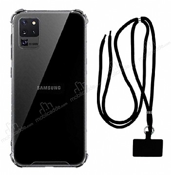 Dafoni Hummer Samsung Galaxy S20 Ultra Siyah Askl Ultra Koruma Klf