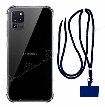 Dafoni Hummer Samsung Galaxy S20 Ultra Lacivert Askl Ultra Koruma Klf