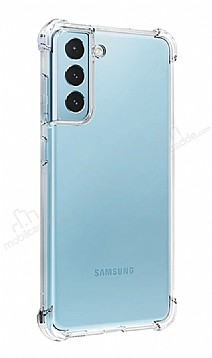 Dafoni Hummer Samsung Galaxy S21 FE 5G Ultra Koruma Kamera Korumal Silikon Kenarl effaf Klf