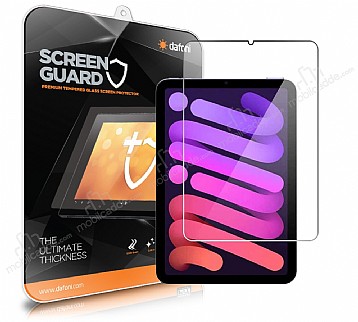 Dafoni iPad mini 6 2021 Tempered Glass Premium Tablet Cam Ekran Koruyucu