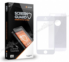 Dafoni iPhone SE / 5 / 5S / 5C n + Arka Tempered Glass Premium Silver Cam Ekran Koruyucu