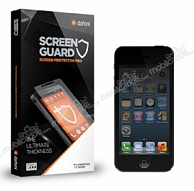 Dafoni iPhone SE / 5 / 5S / 5C Privacy Tempered Glass Premium Cam Ekran Koruyucu