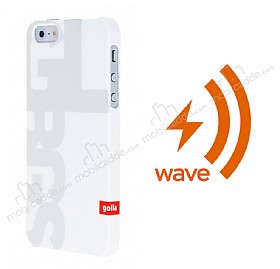 Dafoni iPhone SE / 5 / 5S Wave Golla Kablosuz arj Eden Beyaz Klf