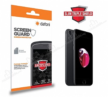 Dafoni iPhone SE 2022 Slim Triple Shield n + Arka Ekran Koruyucu