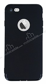 Dafoni iPhone 7 Kamera Korumal Siyah Silikon Klf
