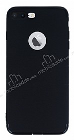 Dafoni iPhone 7 Plus Kamera Korumal Siyah Silikon Klf