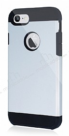 Dafoni iPhone 7 Slim Power Ultra Koruma Silver Klf