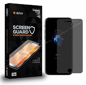 Dafoni iPhone SE 2020 Privacy Tempered Glass Premium Cam Ekran Koruyucu