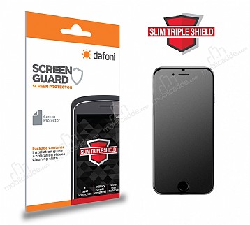 Dafoni iPhone SE 2020 Slim Triple Shield Mat Ekran Koruyucu