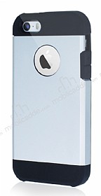 Dafoni iPhone SE / 5 / 5S Slim Power Silver Klf