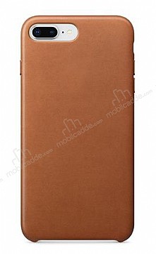 Dafoni Leather iPhone 7 Plus / 8 Plus Kahverengi Deri Klf