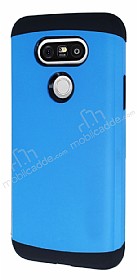 Dafoni LG G5 Slim Power Ultra Koruma Mavi Klf