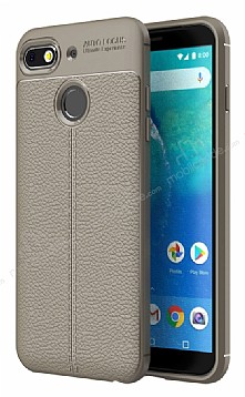 Dafoni Liquid Shield Premium General Mobile GM 8 GO Gri Silikon Klf