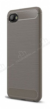 Eiroo Carbon Shield HTC Desire 12 Ultra Koruma Dark Silver Klf