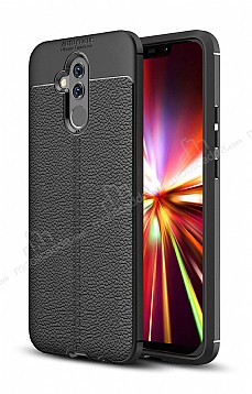 Dafoni Liquid Shield Premium Huawei Mate 20 Lite Siyah Silikon Klf