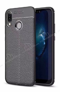 Dafoni Liquid Shield Premium Huawei P20 Lite Siyah Silikon Klf