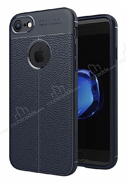 Dafoni Liquid Shield Premium iPhone 7 Lacivert Silikon Klf