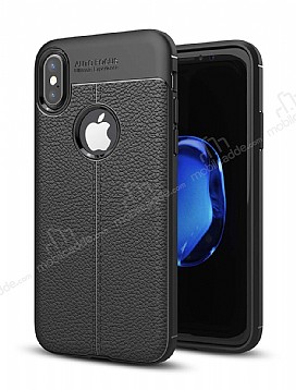 Dafoni Liquid Shield Premium iPhone XS Max Siyah Silikon Klf