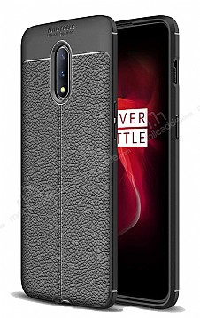 Dafoni Liquid Shield Premium OnePlus 7 Siyah Silikon Klf