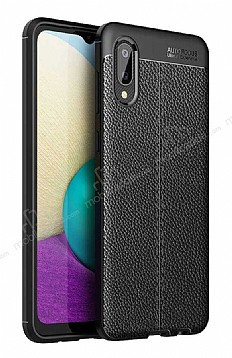 Dafoni Liquid Shield Premium Samsung Galaxy A02 Siyah Silikon Klf
