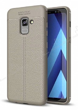 Dafoni Liquid Shield Premium Samsung Galaxy A6 2018 Dark Silver Silikon Klf