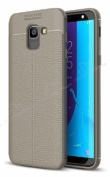 Dafoni Liquid Shield Premium Samsung Galaxy J6 Dark Silver Silikon Klf