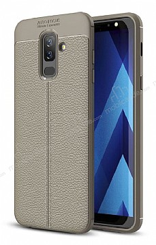 Dafoni Liquid Shield Premium Samsung Galaxy J8 Gri Silikon Klf