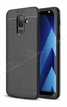 Dafoni Liquid Shield Premium Samsung Galaxy J8 Siyah Silikon Klf