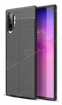 Dafoni Liquid Shield Premium Samsung Galaxy Note 10 Siyah Silikon Klf
