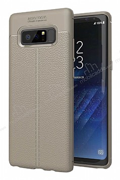 Dafoni Liquid Shield Premium Samsung Galaxy Note 8 Gri Silikon Klf