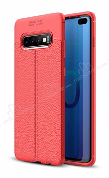 Dafoni Liquid Shield Premium Samsung Galaxy S10 Plus Krmz Silikon Klf