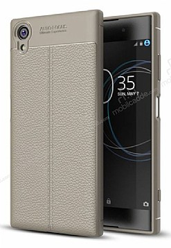 Dafoni Liquid Shield Premium Sony Xperia XA1 Plus Gri Silikon Klf