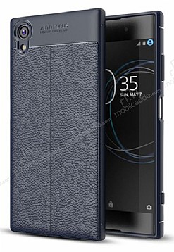 Dafoni Liquid Shield Premium Sony Xperia XA1 Plus Lacivert Silikon Klf