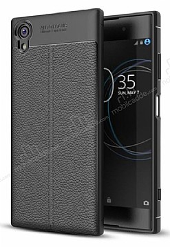 Dafoni Liquid Shield Premium Sony Xperia XA1 Plus Siyah Silikon Klf