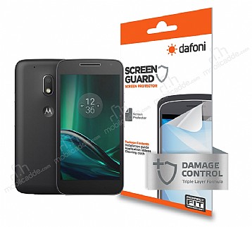Dafoni Motorola Moto G4 Play n + Arka Darbe Emici Full Ekran Koruyucu Film
