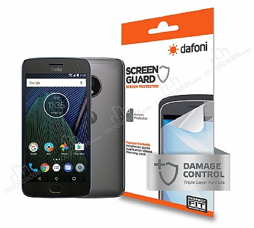 Dafoni Motorola Moto G5 Plus n + Arka Darbe Emici Full Ekran Koruyucu Film