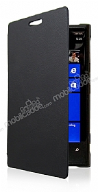 Eiroo Nokia Lumia 920 Flip Cover Siyah Klf
