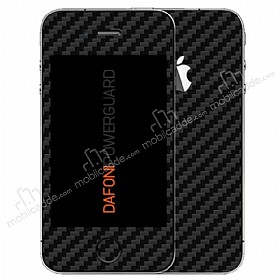Dafoni PowerGuard iPhone 4 / 4S n + Arka Karbon Fiber Kaplama Sticker