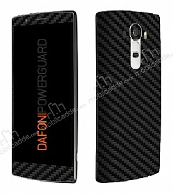 Dafoni PowerGuard LG G4 n + Arka + Yan Karbon Fiber Kaplama Sticker