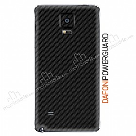 Dafoni PowerGuard Samsung Galaxy Note 4 Arka Karbon Fiber Kaplama Sticker