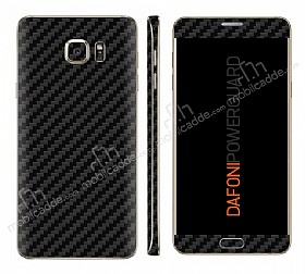 Dafoni PowerGuard Samsung Galaxy Note 5 n + Arka Karbon Fiber Kaplama Sticker