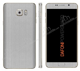 Dafoni PowerGuard Samsung Galaxy Note 5 n + Arka + Yan Silver Kaplama Sticker