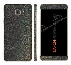 Dafoni PowerGuard Samsung Galaxy Note 5 n + Arka + Yan Simli Siyah Kaplama Sticker