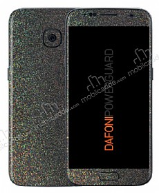 Dafoni PowerGuard Samsung Galaxy S7 Edge n + Arka + Yan Simli Siyah Kaplama Sticker