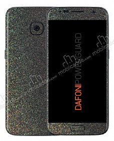Dafoni PowerGuard Samsung Galaxy S7 n + Arka + Yan Simli Siyah Kaplama Sticker