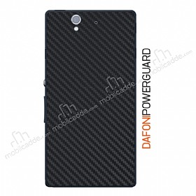 Dafoni PowerGuard Sony Xperia Z Arka Karbon Fiber Kaplama Sticker