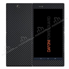 Dafoni PowerGuard Sony Xperia Z Ultra n + Arka Karbon Fiber Kaplama Sticker